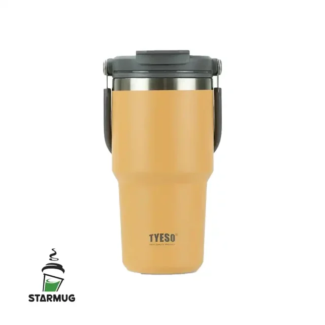 تراول ماگ 600 میل تایسو دو حالته دسته دار خردلی